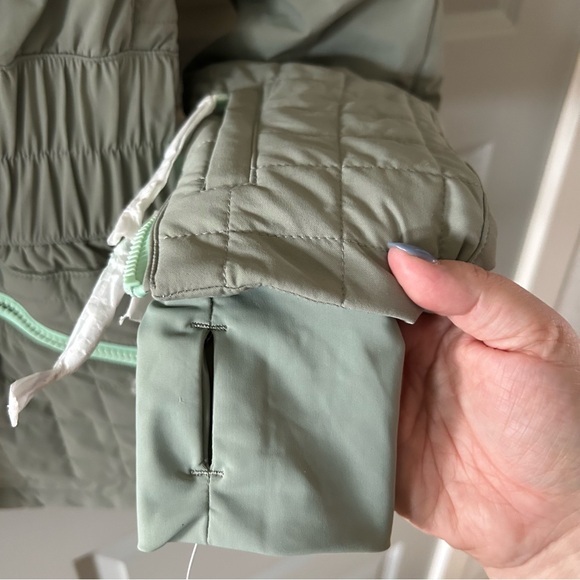 NWT Free People All Prepped Ski Jacket Greyed Olive - Picture 7 of 12